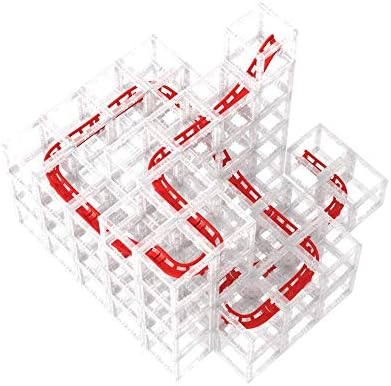 DesignNest MagnetCubes Coaster Cubes, Marble Run,127 Pieces, Modular Magnetic Cube Building Blocks, Roller Coaster Tracks, Building Set, STEM Toys, Ages 8+ Years, Starter Pack