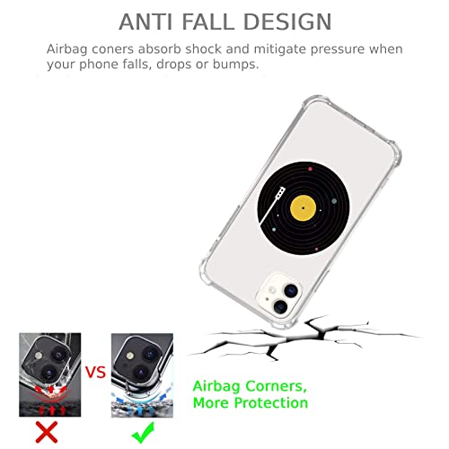 Pvflefkr Retro Dj Vinyl Record Case For Iphone 11,Music Album Art Case For Iphone 11, Cool Tpu Bumper Case Cover #TOP4