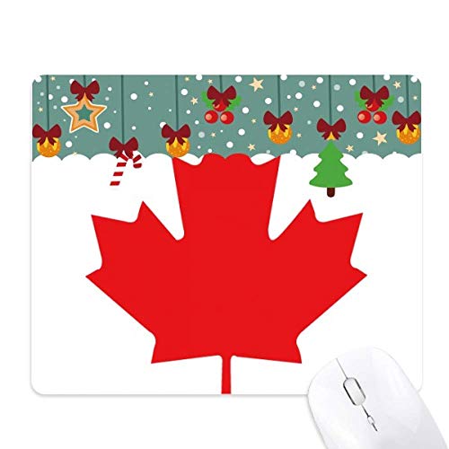 Tapis de souris motif feuille d'érable rouge pour optimiser votre bureau
