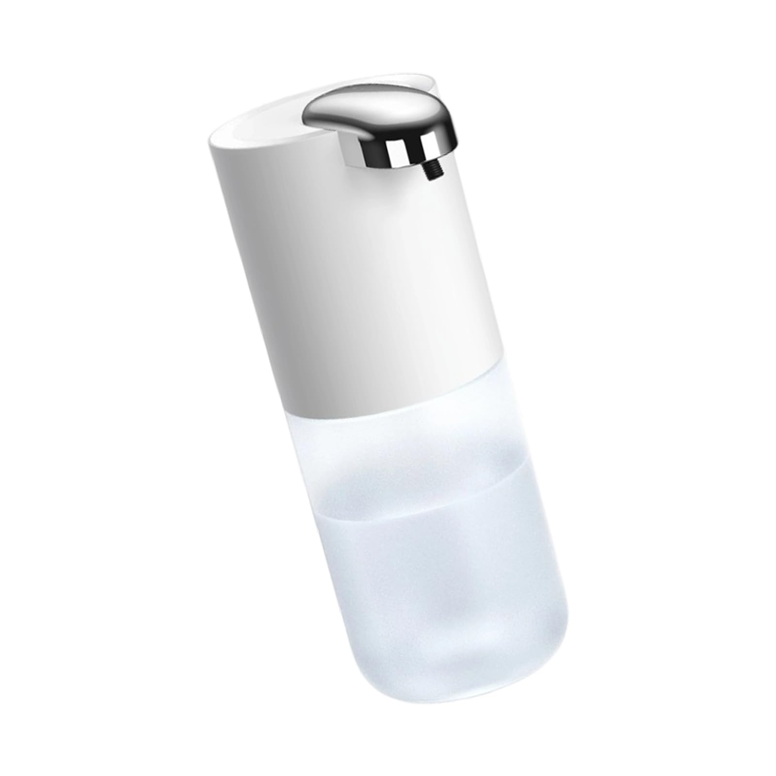 Dispenser automatico sapone per le mani in schiuma con uscita regolabile Design igienico senza contatto Accessorio da bagno in ABS per la casa Dispenser automatico sapone in schiuma