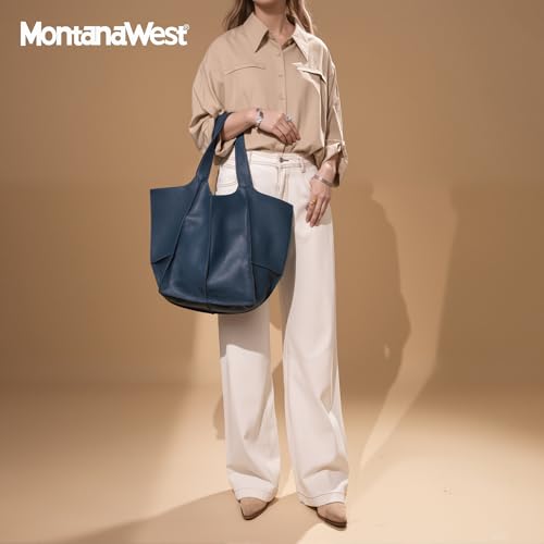 Bolso Tote Montana West para mujer grande tipo Hobo miniatura 3