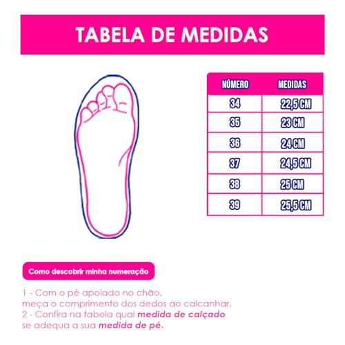 Sandália Rasteira Rasteirinha Percata Feminina A716 (OffWhite, BR, Adulto, Numérico, M, 39)