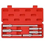 Mayouko 6PCS 3/8' Drive Thin Wall Magnetic Swivel Spark Plug Socket, 12 Point, 1MM Thin Wall, 14MM, 9/16', 5/8', 13/16'