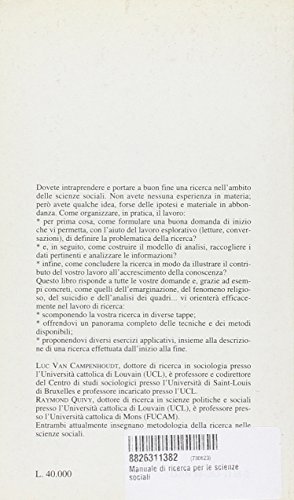 Manuale Di Ricerca Per Le Scienze Sociali - 2