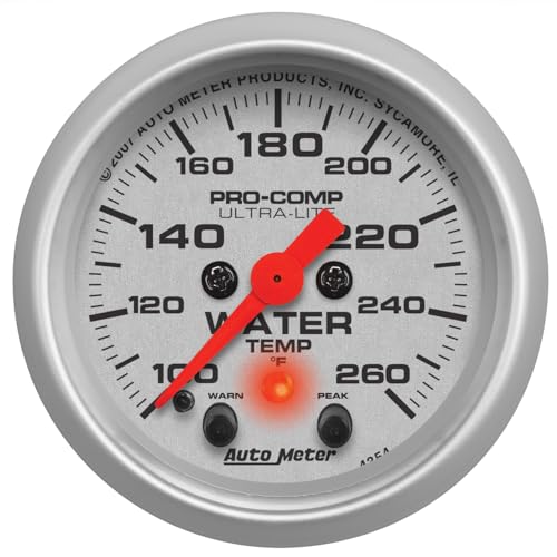 Auto Meter 4354 Ultra-Lite Electric Water Temperature Gauge by AUTO METER - Used condition - US$140.39