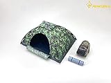ミニチュアテント3点セット グリーン/ベージュ　フィギュア　DOD レア Amazon.co.jp: Yanscian 軍用車両ビルディングブロックセット