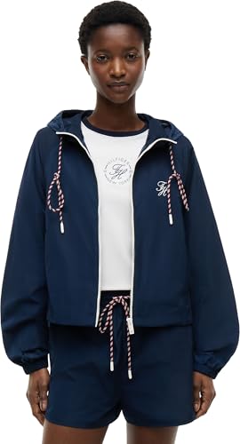 Veste coupe-vent Femme Tommy Hilfiger Nylon Windbreaker légère contre le vent