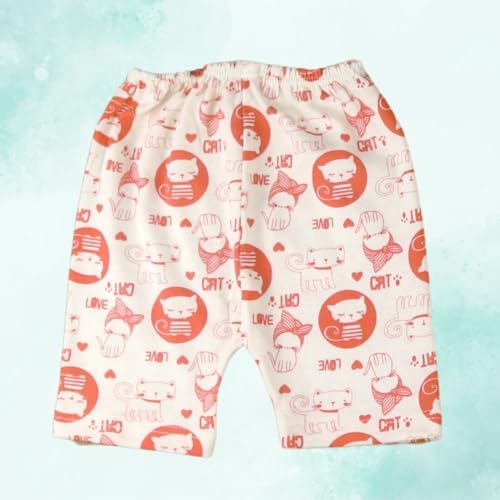 Roupa De Bebe Kit Com 3 Shorts Estampados Enxoval Sortidos (Rosa-MENINA, P)