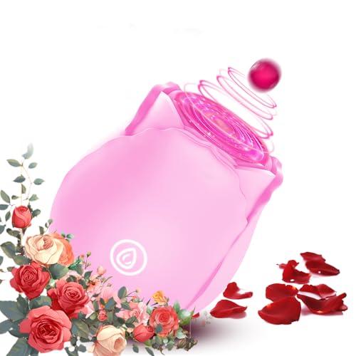2025 Rose Vibratoer Sucking Silent Female Rose Vibratoer Women's Gift, Use to Bedroom Bathroom 043009