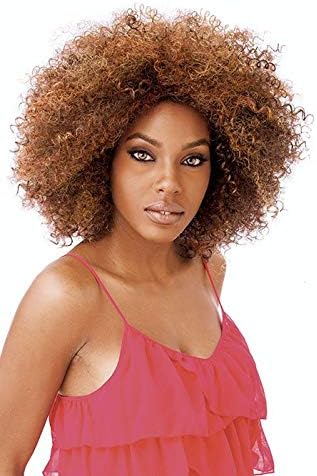 LA JAY - VANESSA SYNTHETIC EXPRESS WEAVE HALF WIG CURLY JERRY CURL AFRO
