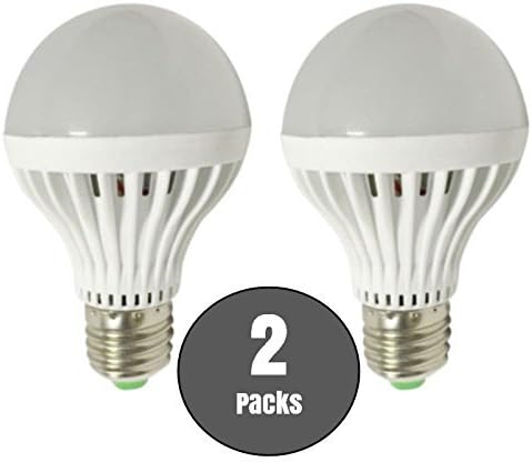 9W Upgraded Motion Activated Sensor LED Light Bulb. E26/E27 Bright Cool White. 2 Packs. Indoor/Outdoor. Radar Detection for Stairs, Patio, Front Door, Basement, Backyard by BestCircle