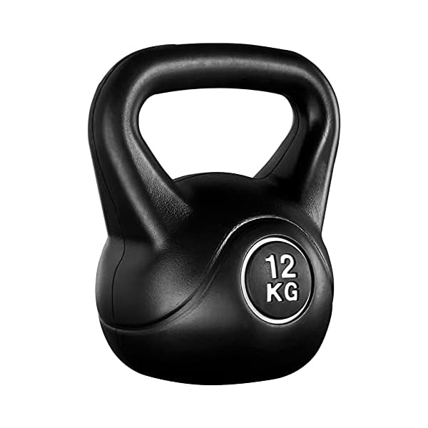 Yaheetech Kettlebell, 6kg 8kg 10kg 12kg 16kg 20kg Gewichte, für Krafttraining Fitness Gymnastik, Kugelhantel Schwunghantel Kugelgewicht