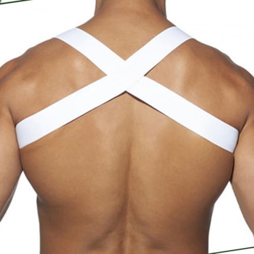 Harness, Fashion Chest Amplifier for Circuit Parties and Rave Festivals Men's Strong Body Chest Nylon Harness2