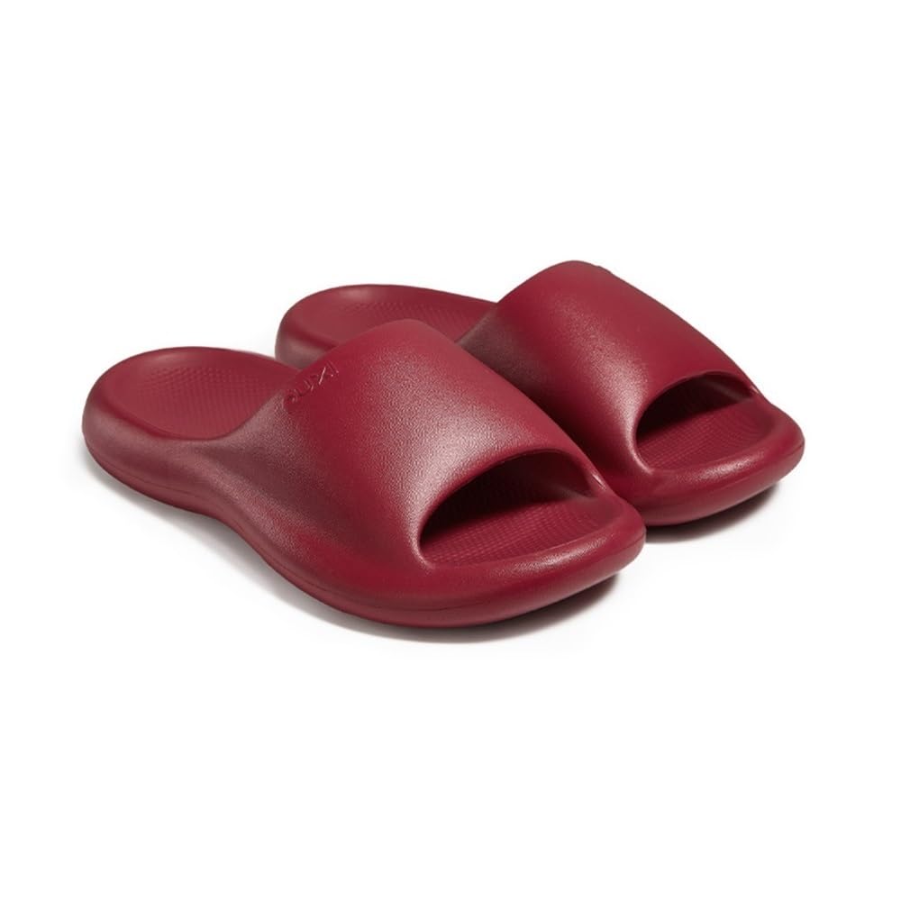 Chaussures de douche femmes - Chaussons de bain EVA intérieurs légers et secs rouge 39