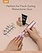 MelodySusie Handheld Cordless UV Nail Lamp with LCD Display & Optical Lens, P-Art01G Rechargeable Mini UV LED Light Flash Cures All Soft Gels, Especially Rhinestone Glue & Liner Gel Pink