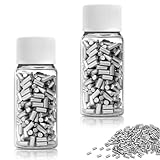 Excelente Calidad: La dureza moderada del piedra mechero con frasco de almacenamiento pedernal soporta la fricción frecuente, lo que garantiza un excelente rendimiento de encendido, a la vez que evita el desgaste excesivo de la rueda de piedra y prolonga la vida útil del encendedor