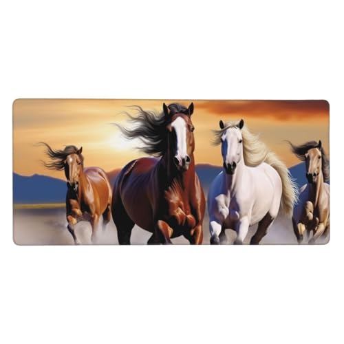 Tapis de souris de jeu 90x40 cm pour protéger le bureau et stabiliser le clavier