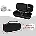 LTGEM Hard Travel Case for Soundcore Motion 300 Wireless Hi-Res Portable Speaker - Protective Carrying Case Bag