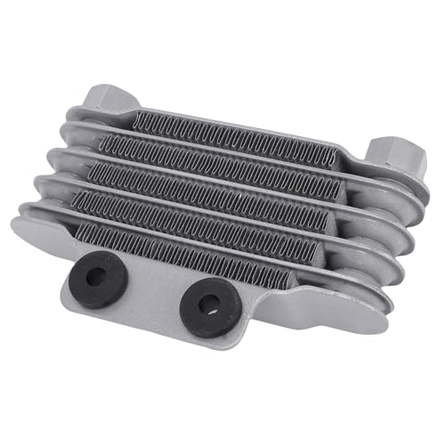 RASTKY Enfriador de Aceite de Motocicleta, Radiador de Enfriamiento de Aceite de Motor de Disipación de Calor Eficiente con Interfaz Roscada Más Grande para Motos de Cross de 125-250