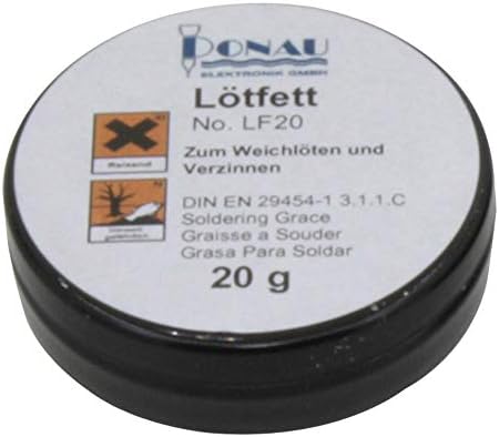 Donau Elektronik LF20 Soldering Grease tin 20 g, Multi-Colour