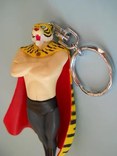 キーホルダー タイガーマスク 腕組み マント 梶原一騎 プロレス 少年マガジン フィギュア マスコット アクセサリーのサムネイル