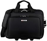 Ein Trennpolster im unteren und oberen Fach sowie ein Kreuzgurt halten den Inhalt an seinem Platz