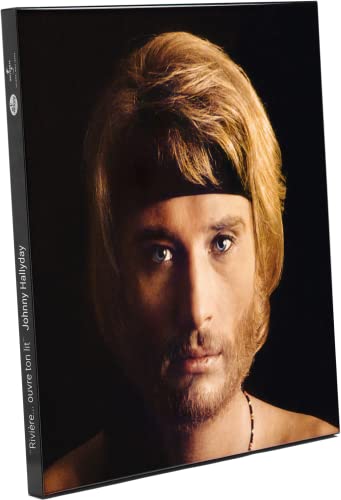 iiconi Johnny HALLYDAY Edition Collector Rivière.Ouvre Ton lit/Johnny69 Noir Cover