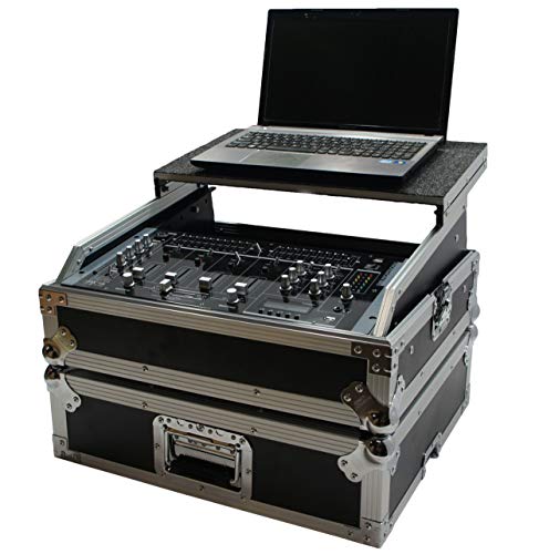 Harmony HC19MIXLT Flight 11U Universal 19" Mixer Glide Laptop Stand Custom Case