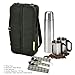 Picnic at Ascot Travel Coffee Tote for 2 Including Stainless Vacuum Flask, Cups and Teaspoons- Designed & Assembled in The USA