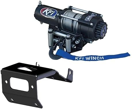KFI Combo Kit - A3000 3000 lb Winch & 100505 Winch Mount Compatib...