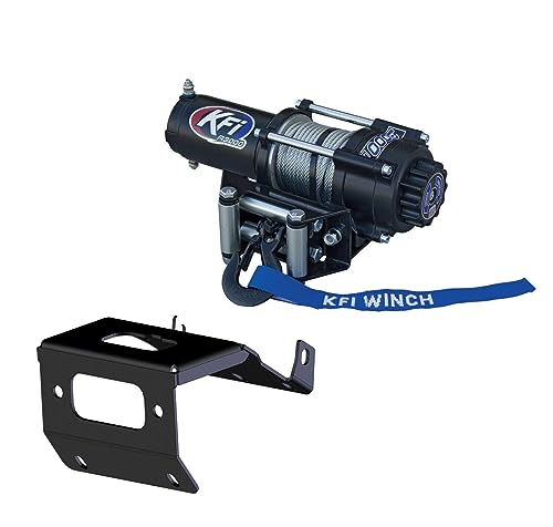 Winch eléctrico KFI A3000 3000lb con kit de montaje miniatura 1
