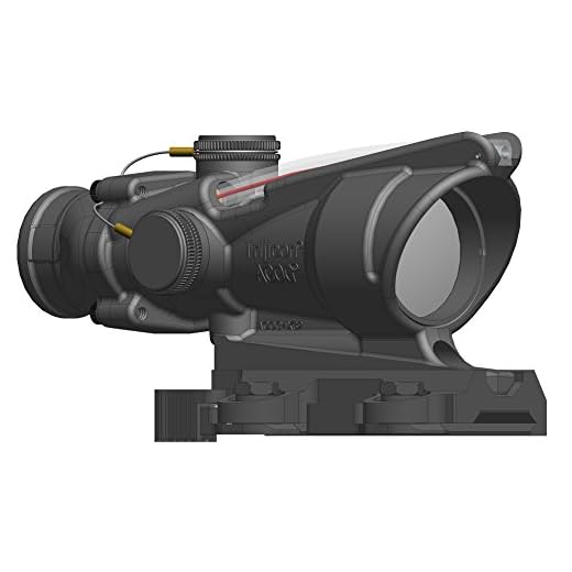 Trijicon 4x32 ACOG with Red Horseshoe/Dot M855 RCO Reticle and Quick Release Mount