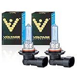 Voltage Automotive 9005 HB3 Headlight Bulb Polarize White Replacement (Pair) - Professional Upgrade Head Light Bulb