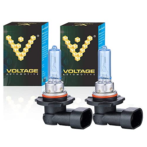 Voltage Automotive 9005 HB3 Bulb Polarize White Replacement For High Beam Low Beam Driving Fog Light (2 Pack)