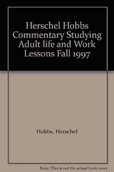 Paperback Herschel Hobbs Commentary Studying Adult life and Work Lessons Fall 1997 Book