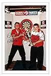 ERIC BRISTOW & PHIL TAYLOR Signed Photo Print Pre Printed Signature DARTS Autograph Gift, 6x4 Inches 15.2 cm x 10.16 cm