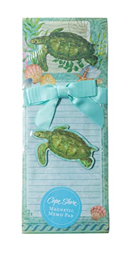 Cape Shore Summer Swimming Sea Turtles Magnetic Memo Pad Gift Set