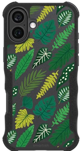 Image of Smartish - Leaf Me Alone - iPhone 16 Plus MagSafe Armor Case - Gripzilla [Rugged & Tough] Heavy Duty Armor Case - Fits iPhone 16 Plus