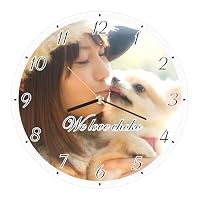 Amazon.co.jp: 時計 壁掛け 掛け時計 写真 オーダーメイド アクリル