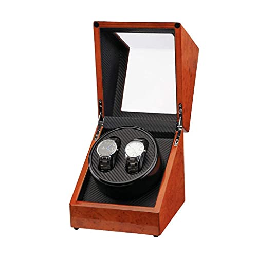 Caja giratoria para relojes automáticos con motor eléctrico de 2 rotores