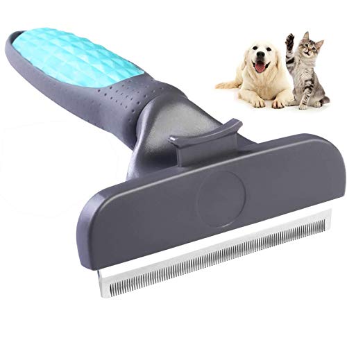 Magic Line Pet Grooming Brush, Deshedding Tool for Dogs and Cats, Cleaning Slicker Brushes for Dogs Cats Pet Grooming Brush Effectively Reduces Shedding by Up to 95% Pet Deshedding Tool (L)