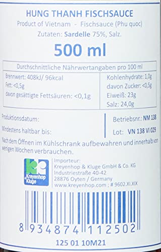 Hung Thanh Fischsauce, 2er Pack (2 x 500 ml)