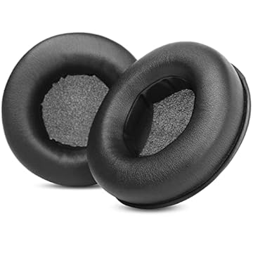 1 par de almofadas para almofadas de orelha de substituição para fone de ouvido Razer Kraken Chroma 7.1 (preto)