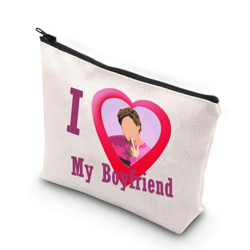 XYANFA DaddyP Makeup Bag DaddyP Fans Gift Daddys Girl I Love My Boyfriend Cosmetic Bag (I Love My Boyfriend)