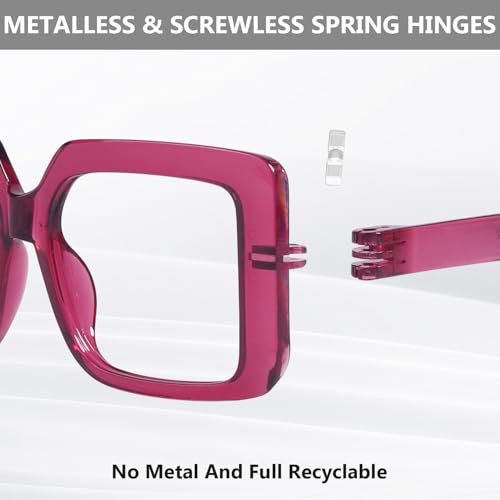 Eyekepper Women's Metalless Polarized Sunglasses UV400 Protection with Screwless Spring Hinges4