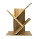 Diseño abierto independiente de estilo moderno, fácil alcance, visualización perfecta para libros, CD y revistas. Y ocupa poco espacio, por lo que sería una maravillosa opción si lo colocas junto a tu cama y escritorio de trabajo/estudio/lectura.