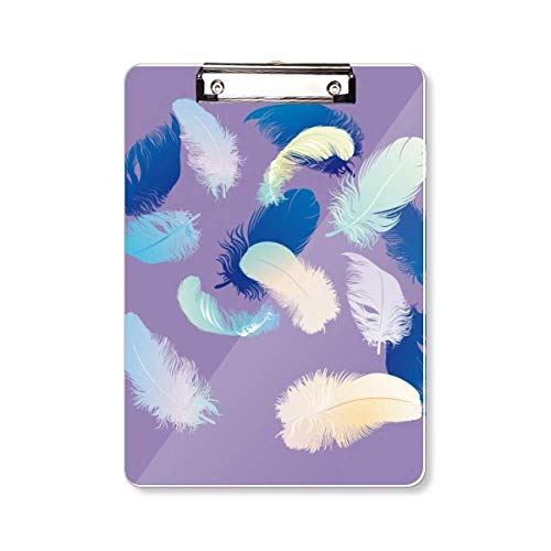 Porte-bloc A4 Dream Feather Relax rigide pour écrire debout sans table