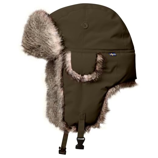 Fjällräven Unisex Varmland Heater Mütze, Dark Olive, Einheitsgröße EU