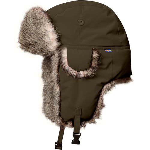 Fjällräven Unisex Varmland Heater Mütze, Dark Olive, Einheitsgröße EU
