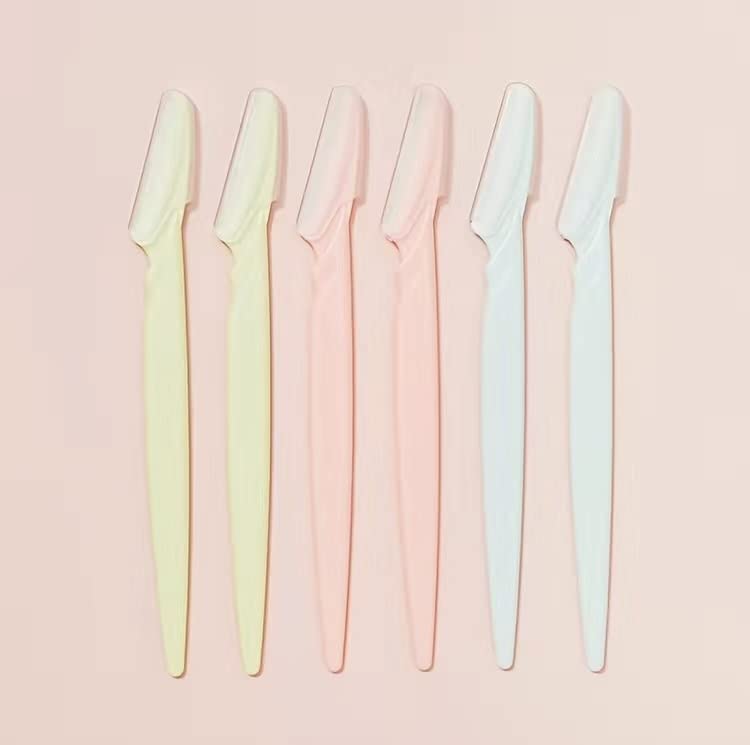 Eyebrow razor, 6 pieces exfoliating multipurpose razor, brows, face, and body